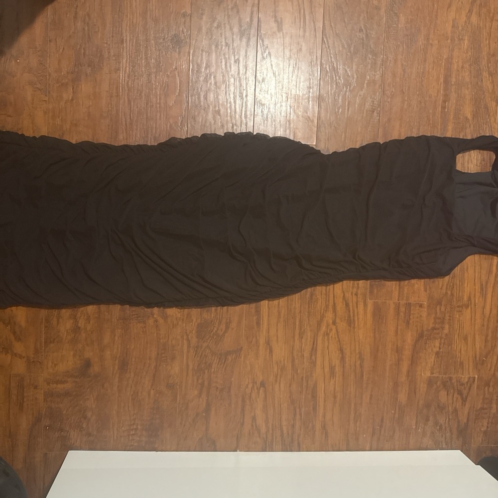 Elegant Black Sleeveless Dress oh Polly